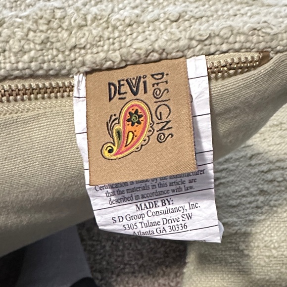 Textured Green Throw Pillows - Devi Designs - Picture 2 of 3